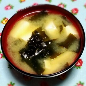 昆布茶で味噌汁＋＋